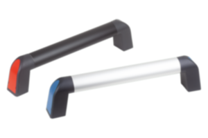 Tubular handles Bighand, aluminium with plastic grip legs