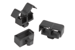 Cable clips with T-slot key