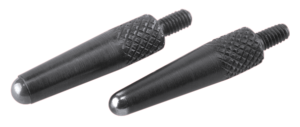 Probe inserts with domed point