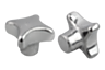Empuñaduras en cruz similares a DIN 6335 de aluminio, forma A, pieza bruta