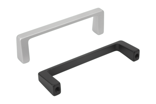 Empuñaduras curvas de aluminio estrechas con ancho modificado