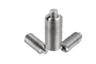 Spring plungers with hexagon socket and flattened thrust pin, stainless steel