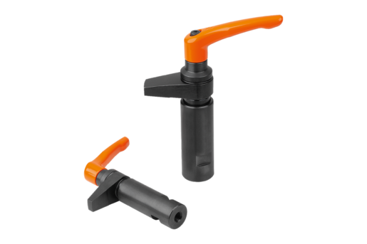 Hook clamp with collar and clamping lever with clamping force intensifier