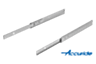 Carriles telescópicos de acero para montaje lateral, extensión parcial a los dos lados, capacidad de carga hasta 50 kg