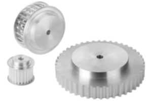 Toothed belt pulleys T profile