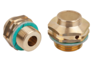 Vent screws brass with check valve