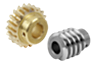 Worm gears, right-hand centre distance 25 mm