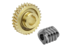 Worm gears, right-hand centre distance 53 mm