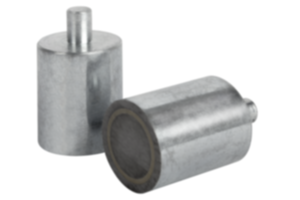 Magnets deep pot with pin AlNiCo