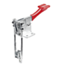 Toggle clamps latch vertical with catch plate