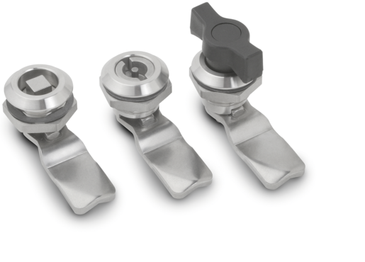 Quarter-turn locks stainless steel, small version
