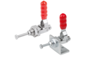 Push-pull toggle clamp with mounting bracket