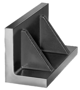 L profile with reinforcing ribs grey cast iron L profile with reinforcing ribs grey cast iron