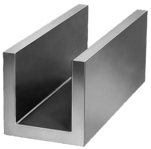 Profil en U Fonte grise et aluminium