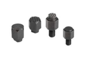 Self-aligning pads, auto-return, with hexagon Self-aligning pads, auto-return, with hexagon