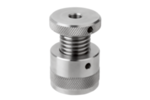 Screw rest with flat face, stainless steel Screw rest with flat face, stainless steel