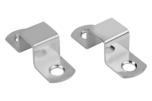 Gâches, en acier ou laiton pour manettes avec ressort de rappel Gâches, en acier ou laiton pour manettes avec ressort de rappel