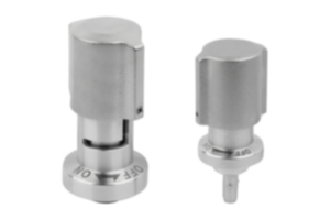 Ball lock pins, stainless steel, retractable with stainless steel twist knob Ball lock pins, stainless steel, retractable with stainless steel twist knob