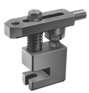 Clamping units, with pin-end clamp strap Clamping units, with pin-end clamp strap
