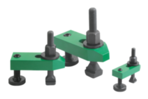 Clamp straps with screws Clamp straps with screws