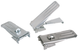 Grenouillères en acier ou en inox avec étrier en tôle jusqu’à 4 000 N, réglables, trous de fixation cachés, modèle long Grenouillères en acier ou en inox avec étrier en tôle jusqu’à 4 000 N, réglables, trous de fixation cachés, modèle long