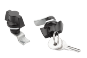 Verrous quart de tour compacts, à actionnement par manette, diamètre du boîtier 22 mm Verrous quart de tour compacts, à actionnement par manette, diamètre du boîtier 22 mm