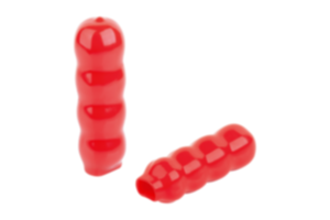 Plastic grips, round with rectangular opening Plastic grips, round with rectangular opening