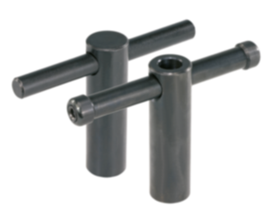 Tommy bars with fixed or sliding T-bar, DIN 6305 or DIN 6307 Tommy bars with fixed or sliding T-bar, DIN 6305 or DIN 6307