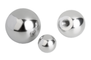 Pomelli a sfera acciaio inox o alluminio DIN 319
