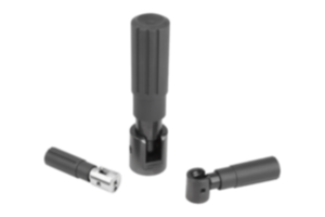 Cylindrical grips, plastic fold-down Cylindrical grips, plastic fold-down