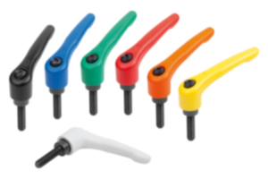 Manette indexable en acier avec filetage, insert fileté en acier bruni - inch Manette indexable en acier avec filetage, insert fileté en acier bruni - inch