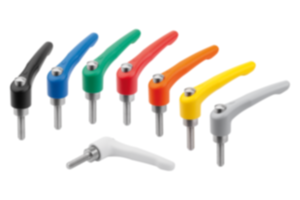 Manette indexable en zinc injecté haute pression avec filetage et bouchon de protection, insert fileté en inox - inch Manette indexable en zinc injecté haute pression avec filetage et bouchon de protection, insert fileté en inox - inch