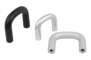 Finger grips, aluminium round Finger grips, aluminium round