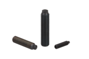 Thrust screws with radiused half-dog point Thrust screws with radiused half-dog point