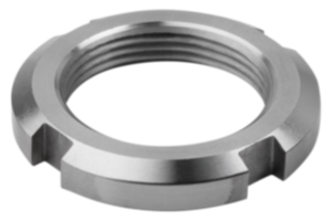 Slotted round nuts, steel, DIN 70852 Slotted round nuts, steel, DIN 70852