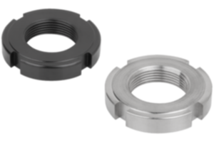 Slotted round nuts DIN 1804 Slotted round nuts DIN 1804