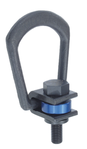 Hoist rings with axial ring, rotates through 360 degrees  Hoist rings with axial ring, rotates through 360 degrees