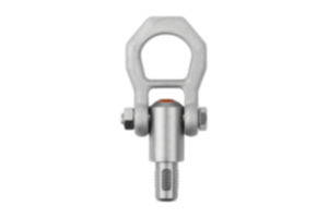 Boulon de support fileté autobloquant en inox Boulon de support fileté autobloquant en inox