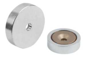 Magnets shallow pot with countersink SmCo Magnets shallow pot with countersink SmCo
