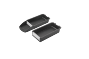 Bacs de distribution en plastique antistatique pour profilé de suspension Bacs de distribution en plastique antistatique pour profilé de suspension