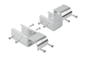 Support d'accrochage de Ø 30 en acier pour convoyeurs à rouleaux en acier Support d'accrochage de Ø 30 en acier pour convoyeurs à rouleaux en acier