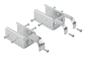 Support d'accrochage variable de Ø 30 en acier pour convoyeurs à rouleaux en acier Support d'accrochage variable de Ø 30 en acier pour convoyeurs à rouleaux en acier