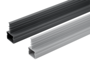 Rails de guidage centraux en plastique pour convoyeurs à rouleaux en acier Rails de guidage centraux en plastique pour convoyeurs à rouleaux en acier