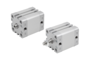 Vérin compact pneumatique DIN ISO 21287, double effet avec piston magnétique Vérin compact pneumatique DIN ISO 21287, double effet avec piston magnétique
