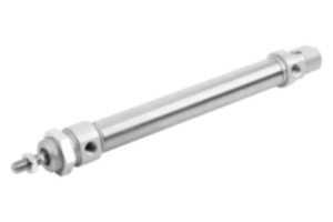 Vérin rond pneumatique DIN ISO 6432, double effet avec piston magnétique Vérin rond pneumatique DIN ISO 6432, double effet avec piston magnétique