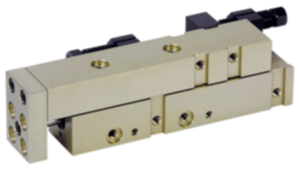 Modules linéaires pneumatiques avec guidage circulaire à billes, capacité de charge max. 12 N Modules linéaires pneumatiques avec guidage circulaire à billes, capacité de charge max. 12 N