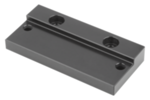 Mounting brackets, aluminium, for carriage guides Mounting brackets, aluminium, for carriage guides