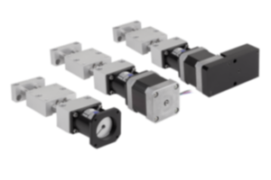 Positioning stages long with coaxial electric drive Positioning stages long with coaxial electric drive