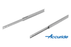 Glissières télescopiques en acier pour montage latéral, extension partielle, résistance à la charge jusqu'à 50 kg Glissières télescopiques en acier pour montage latéral, extension partielle, résistance à la charge jusqu'à 50 kg