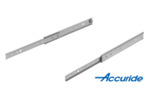 Glissières télescopiques en inox pour montage latéral, extension partielle, portance jusqu'à 65 kg Glissières télescopiques en inox pour montage latéral, extension partielle, portance jusqu'à 65 kg